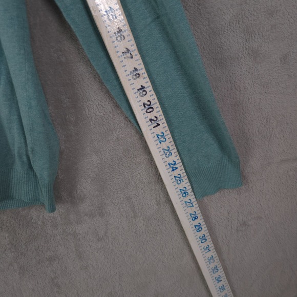 Johnnie O Quarter Zip Sweater Cotton Silk Blend Athleisure Size M Green Golf - Picture 11 of 14